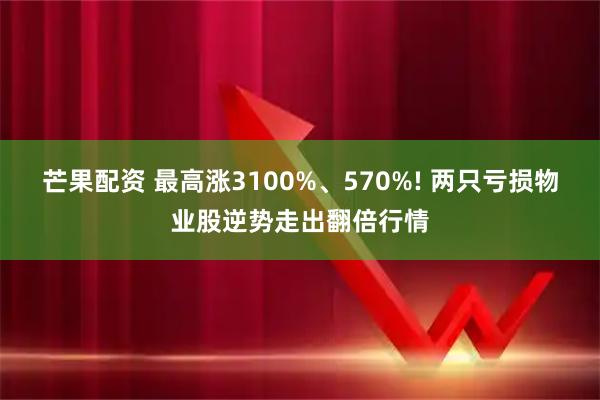 芒果配资 最高涨3100%、570%! 两只亏损物业股逆势走出翻倍行情